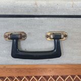 Suitcase black and beige year 50