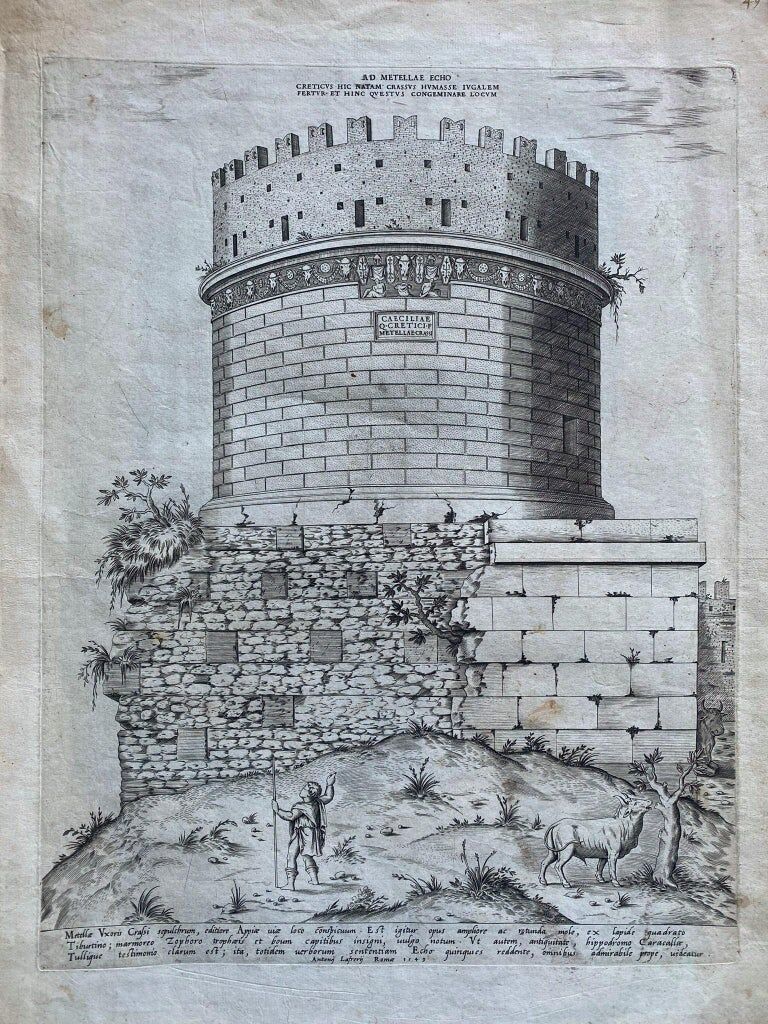 Antoine Lafrery, "Speculun Romanae Magnificen", set of 6 engravings, XVIth