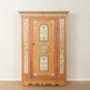 18th century farmer's cabinet with hand painting