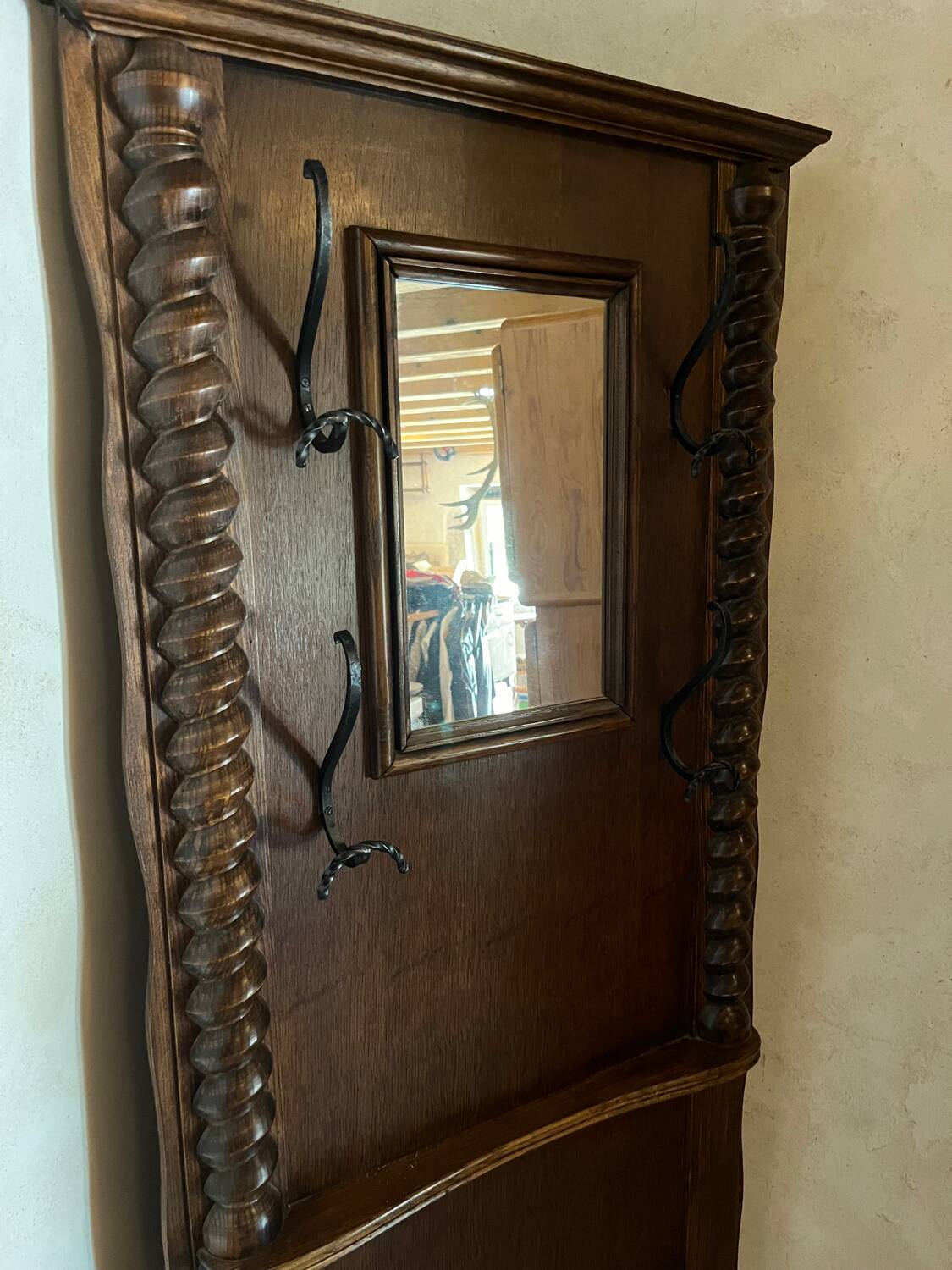 Antique coat rack and umbrella stand 1960/70