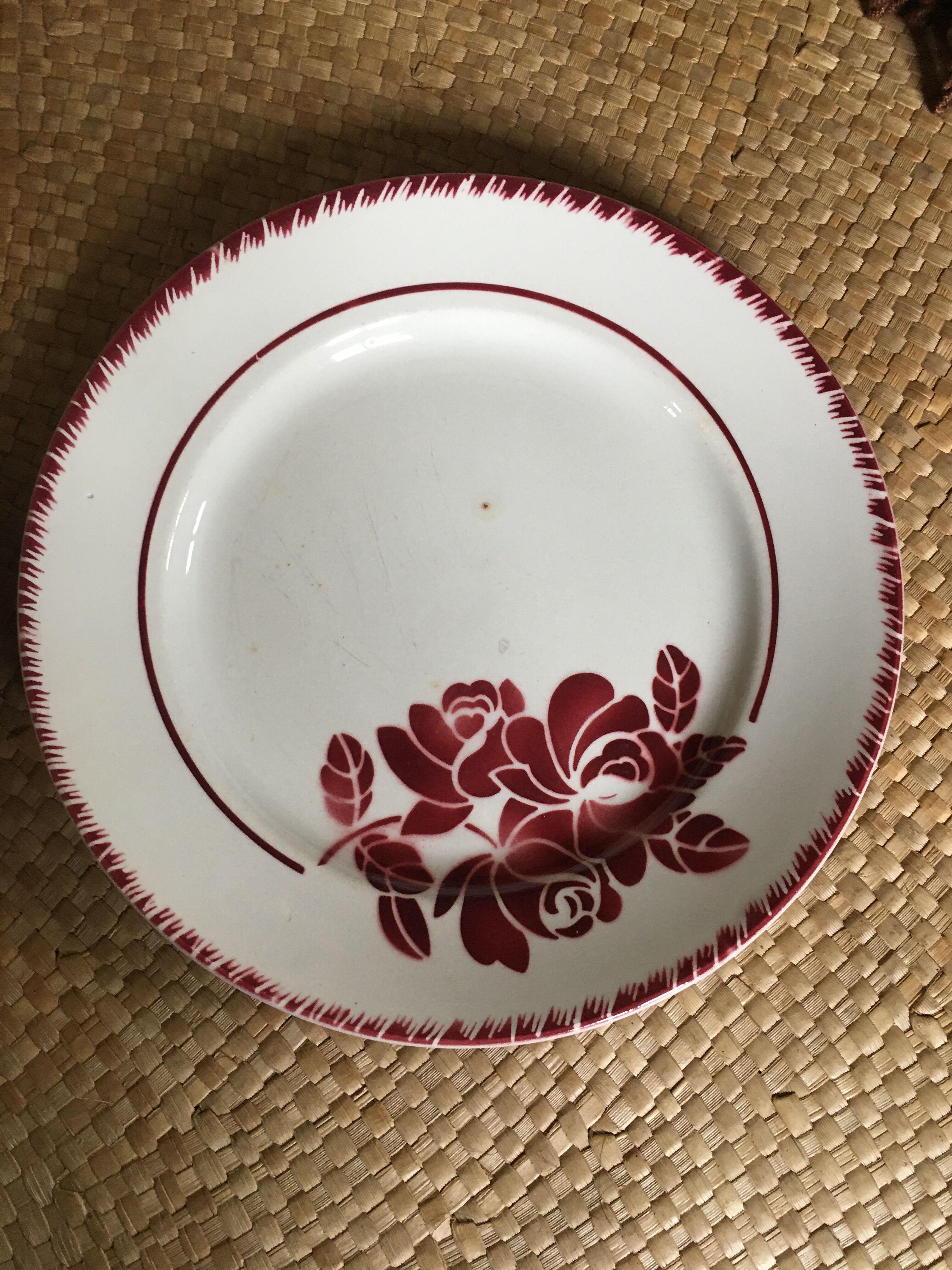 Series of 8 flat plates