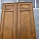 6 solid oak partition doors, 277cm in height (exceptional model)