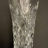 6 flûtes à champagne en cristal taillé