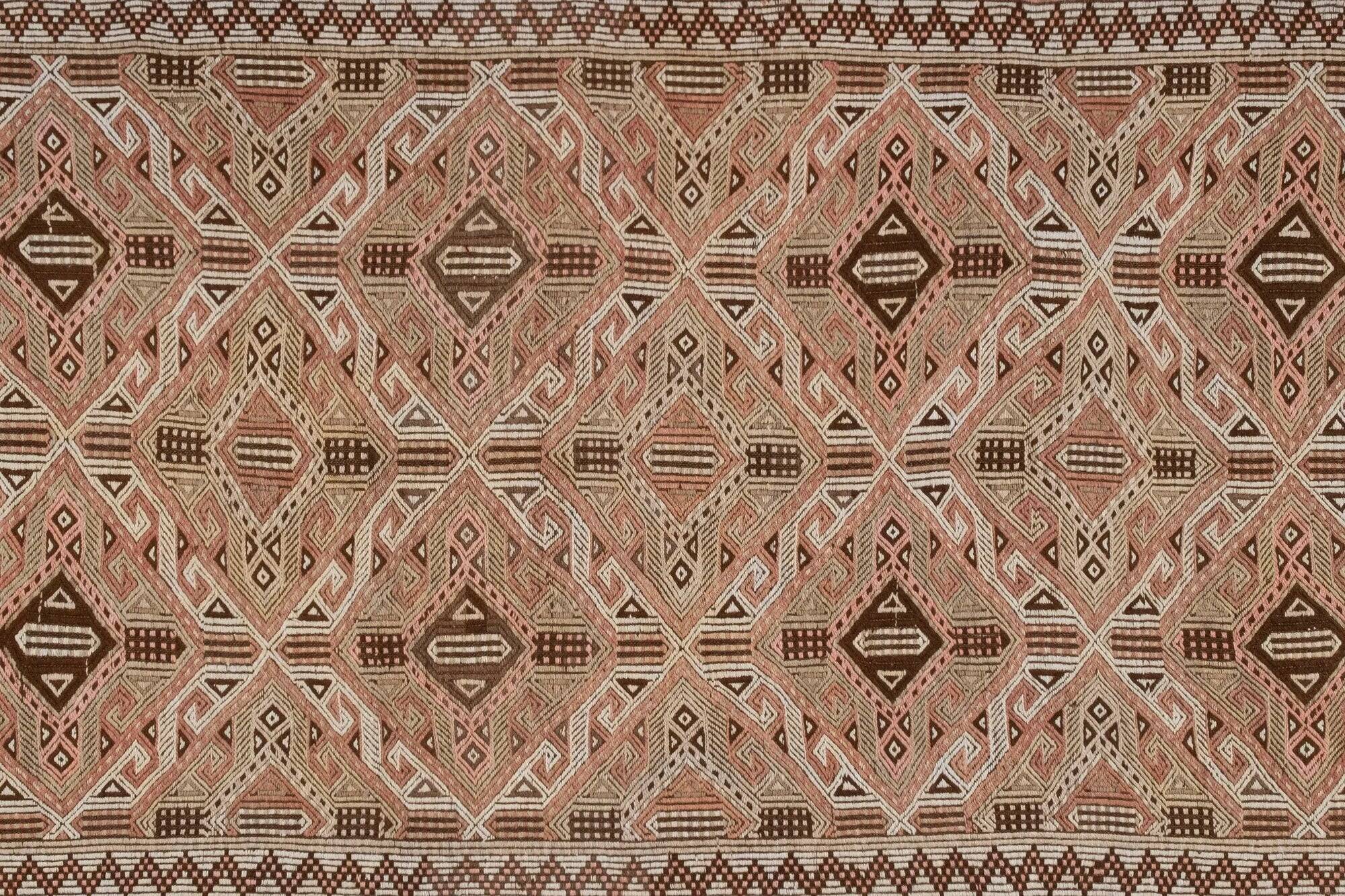 Vintage Turkish hallway rug 140x320 cm
