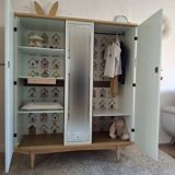 Armoire vintage années 60 relookée