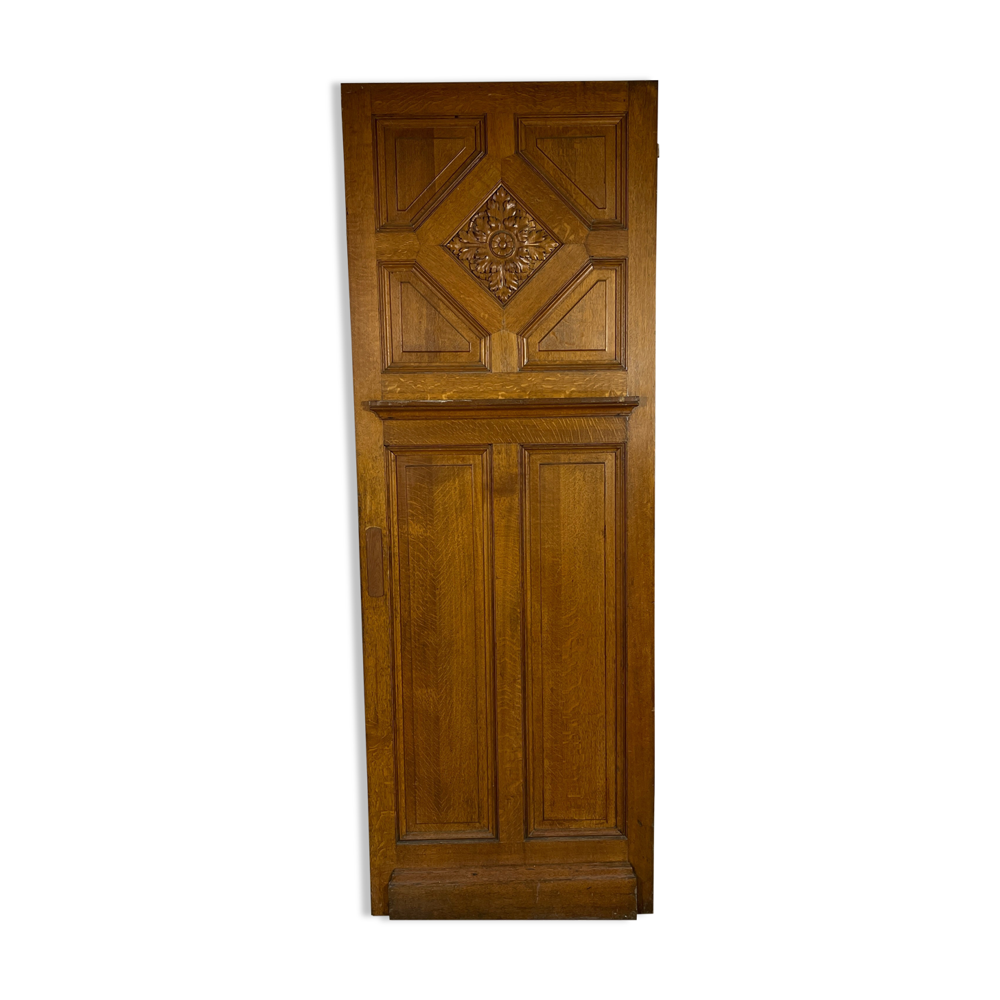 Carved oak door