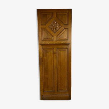 Carved oak door