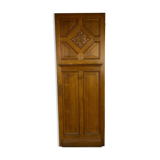 Porte en chêne sculptée