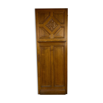 Carved oak door