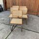 Set of 5 mid-century Italian B32 Cesca chairs by Marcel Breuer, 1970s