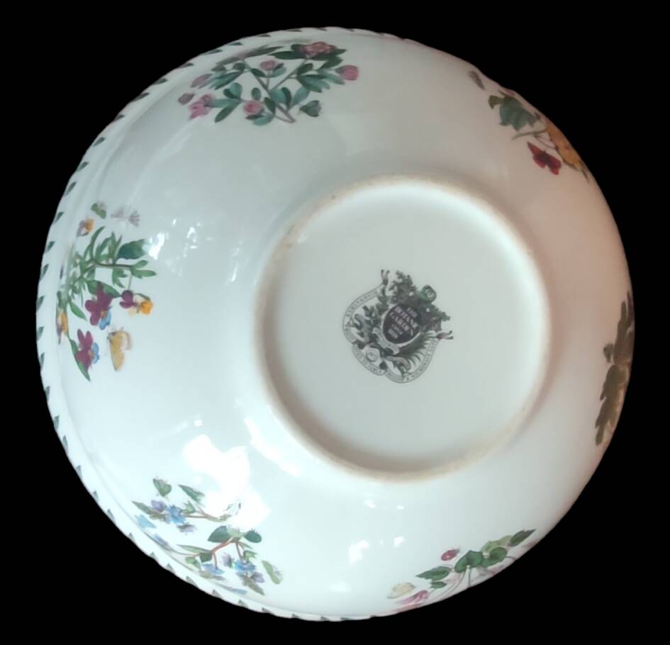 Vintage salad bowl the Botanic Garden Portmeirion
