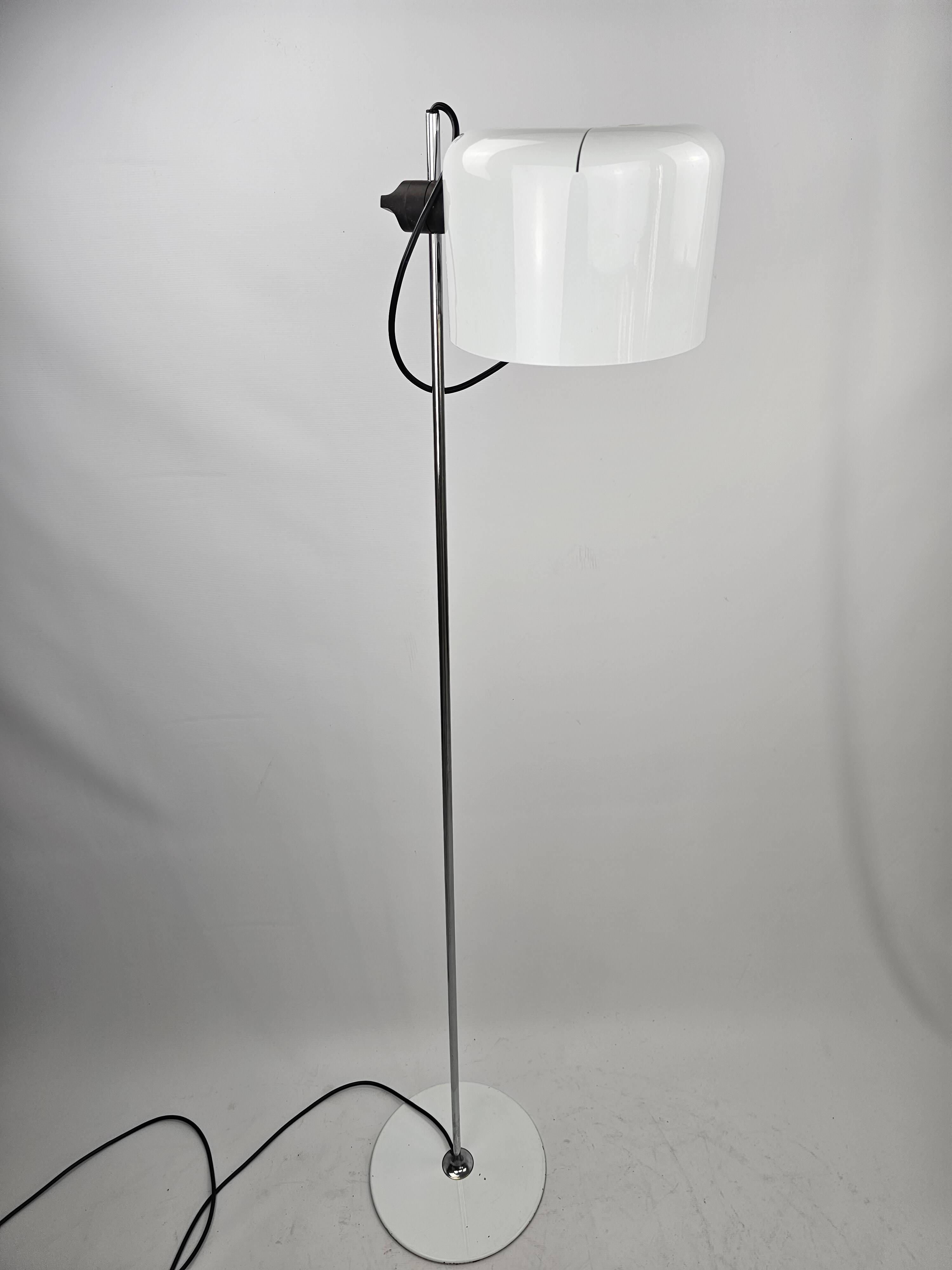 Joe Colombo floor lamp for Oluce 1967 model Coupe