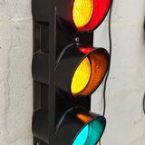Lamp thick metal traffic light height 44 cm in 220 v