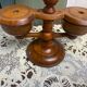 Saleron en bois pivotant ancien 