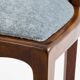 Paul T. Frankl pair of wavy walnut and mohair velvet chairs 1933