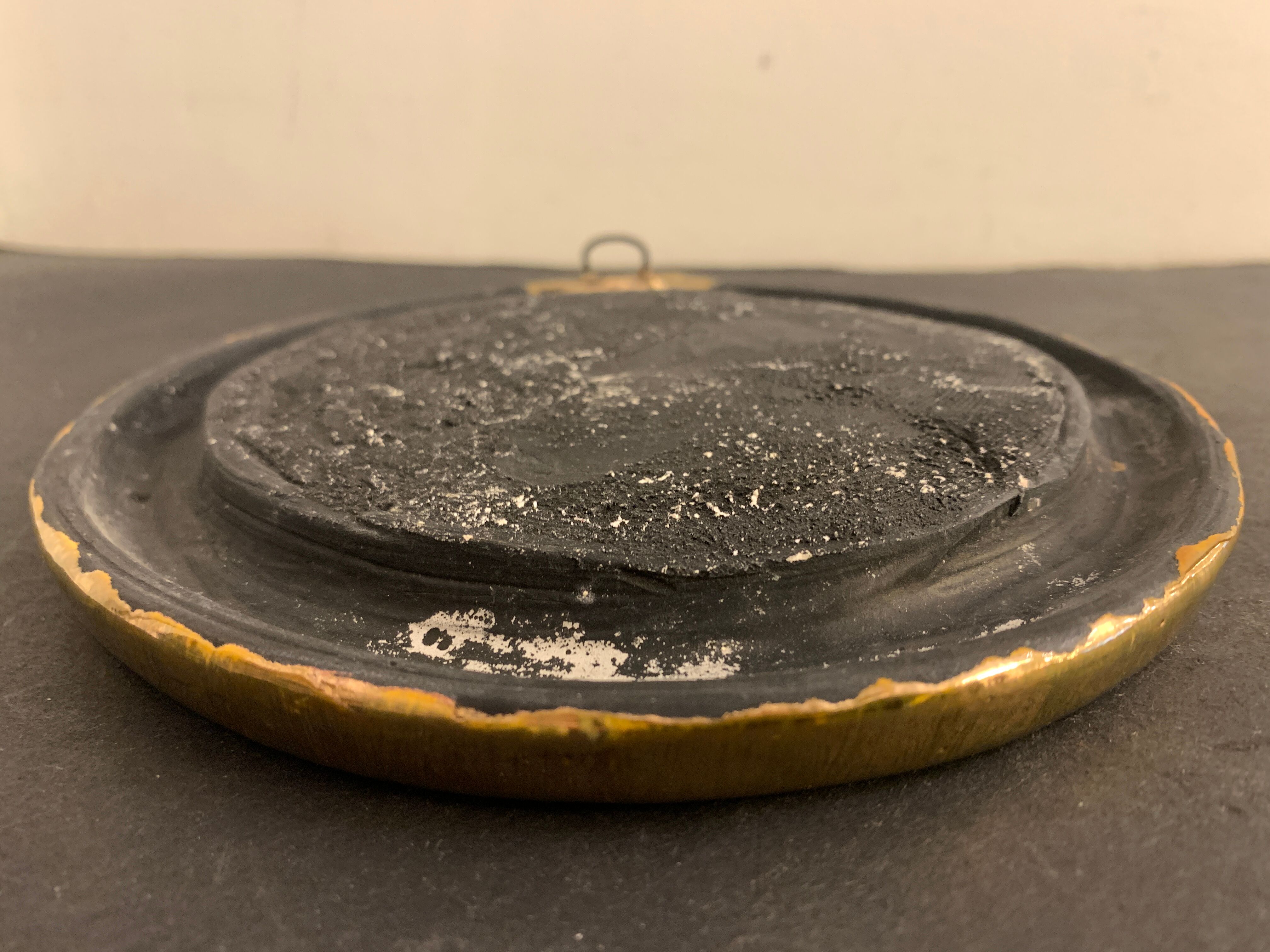 Miroir en céramique années 50/70