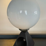 Vintage lamp in opaline and ceramic years 70-80