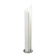 Lampadaire postmoderne sculptural en acrylique opalin, Italie années 1980