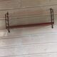 Suede string shelf