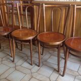 4 vintage bistrot chairs