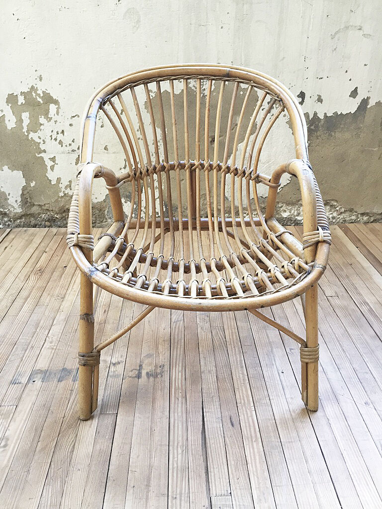 Armchair child rattan
