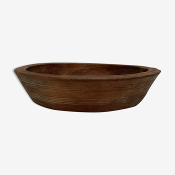 Solid wood dish ethical craftsmanship in the middle of XX century