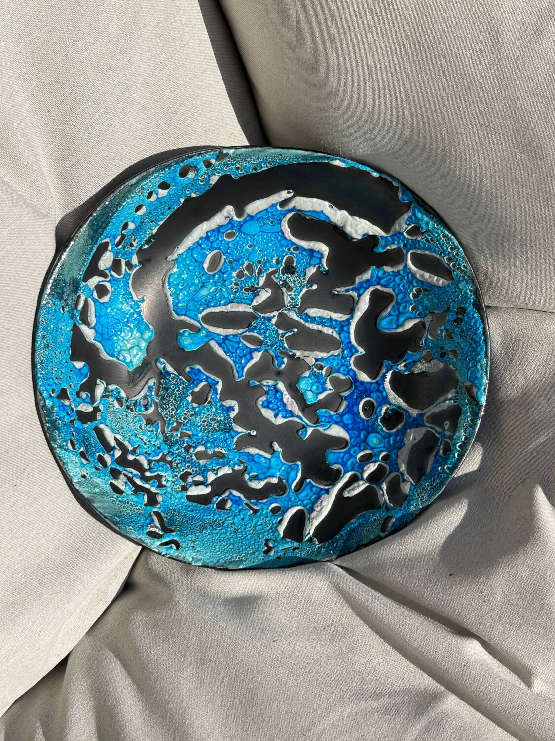 Fat Lava Glazed Ceramic Cup