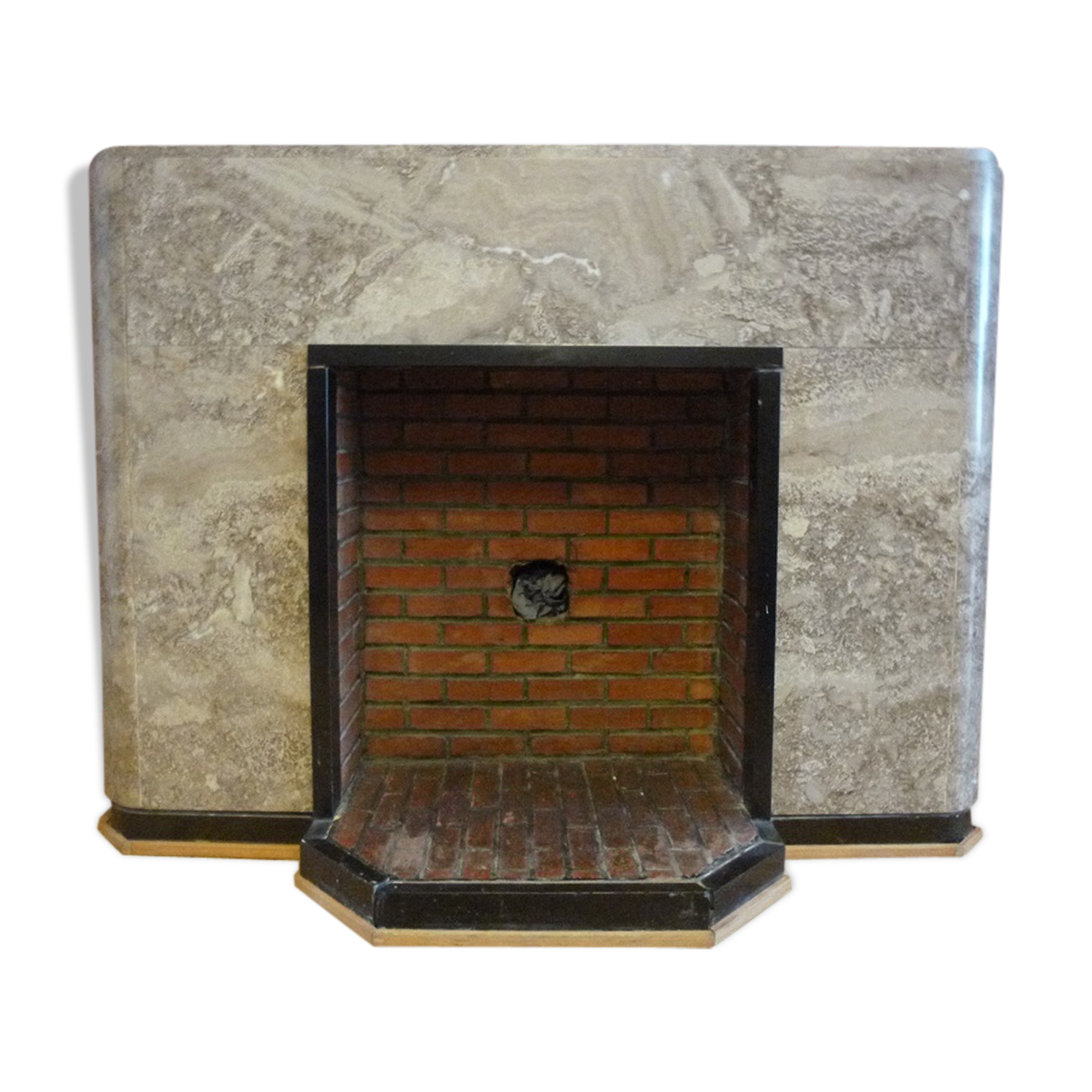 Art Deco marble fireplace 1930