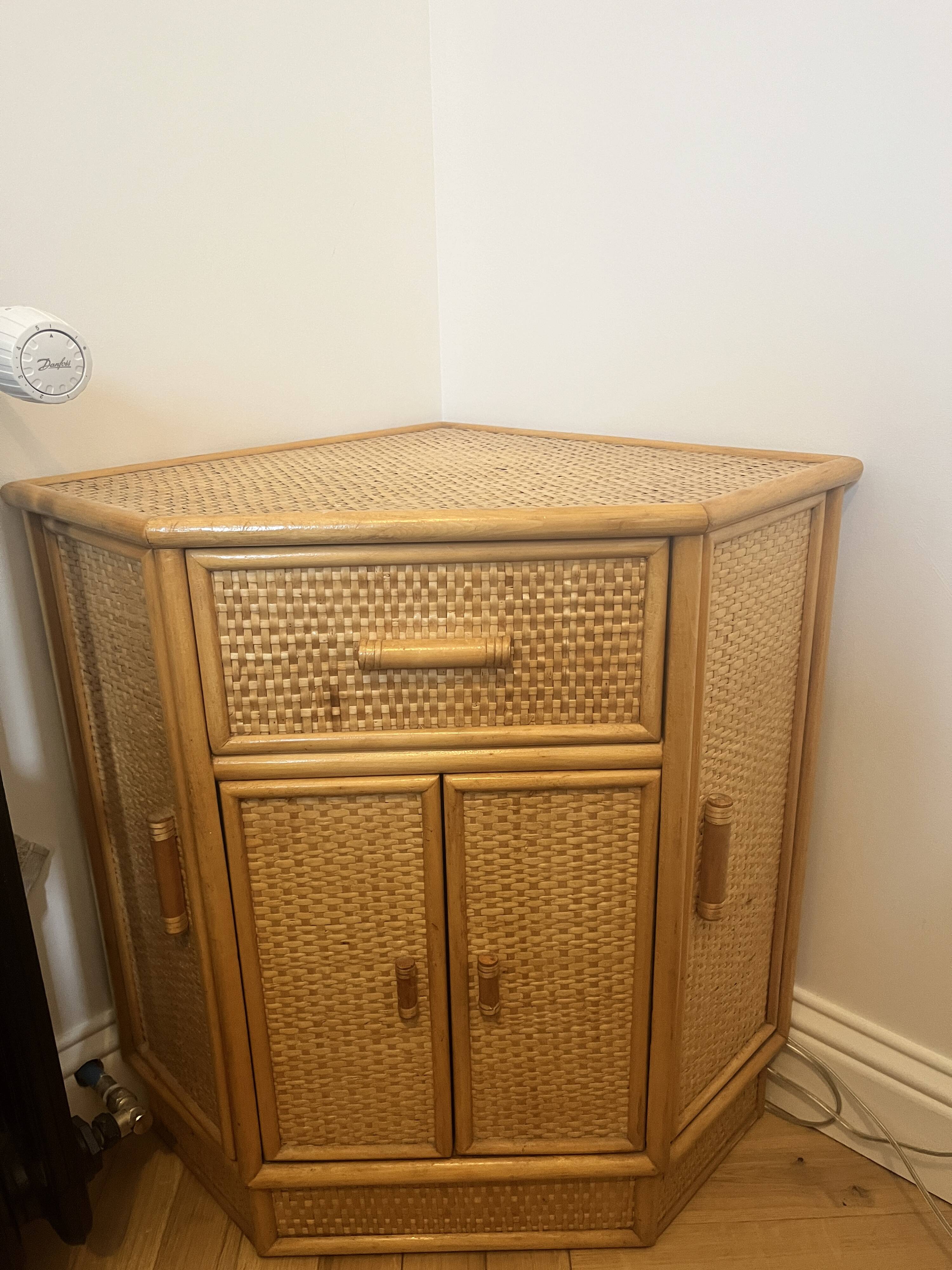 Corner rattan furniture