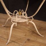 French design coffee table in painted metal from 60s