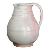 Vintage signed stoneware pitcher, jug, kitchen, collection