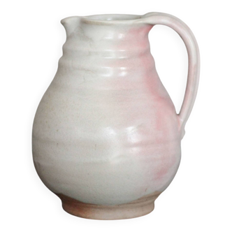Vintage signed stoneware pitcher, jug, kitchen, collection