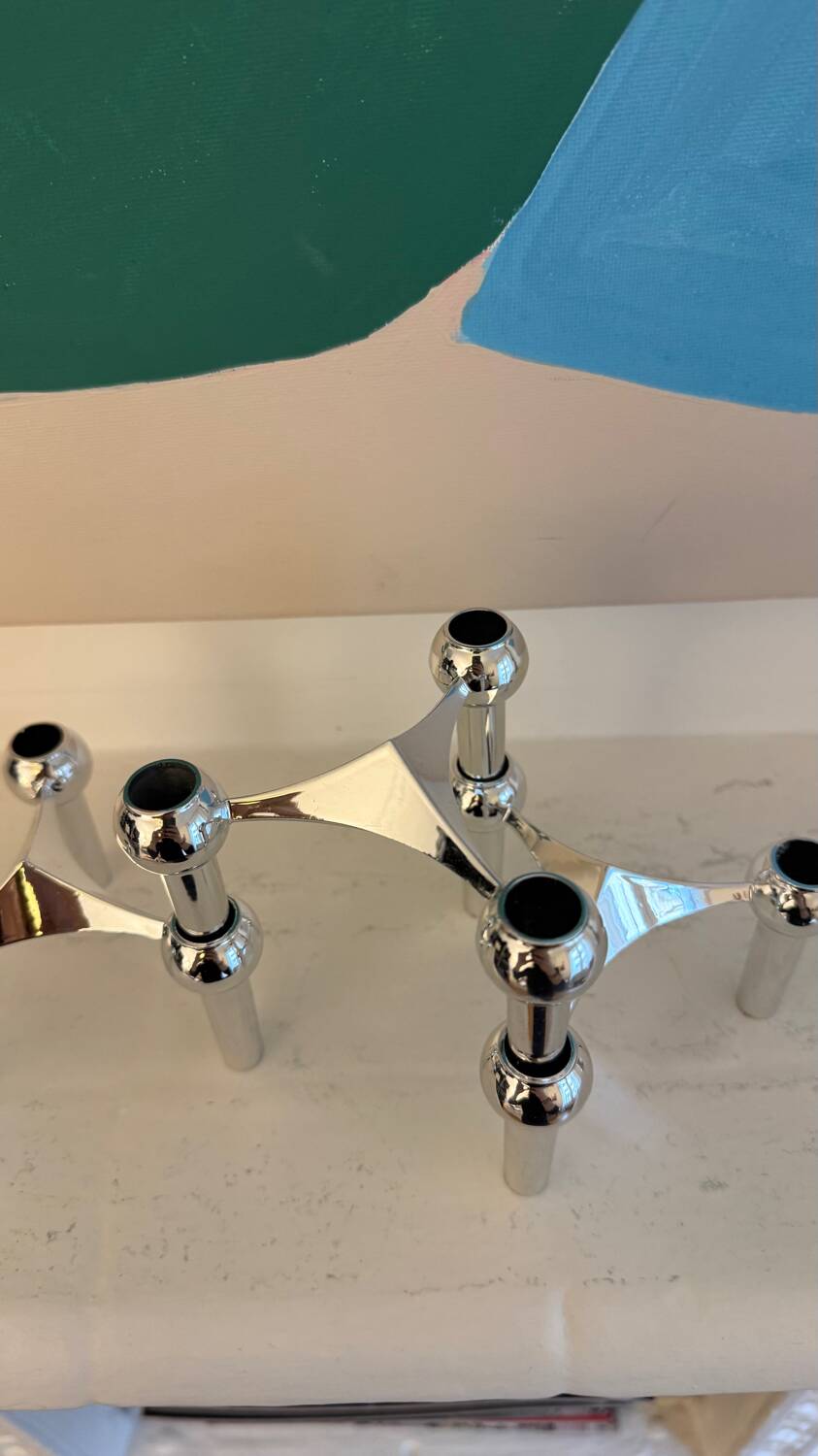 Set of 3 Stoff de Nagel candle holders