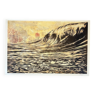 SHEPARD FAIREY (OBEY) - Sérigraphie "DARK WAVE"