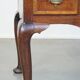Early 18th century English oak chest on stand/ highboy