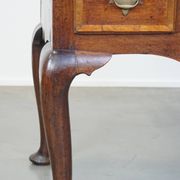 Early 18th century English oak chest on stand/ highboy