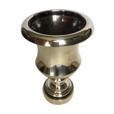 Christian Dior silver metal vase