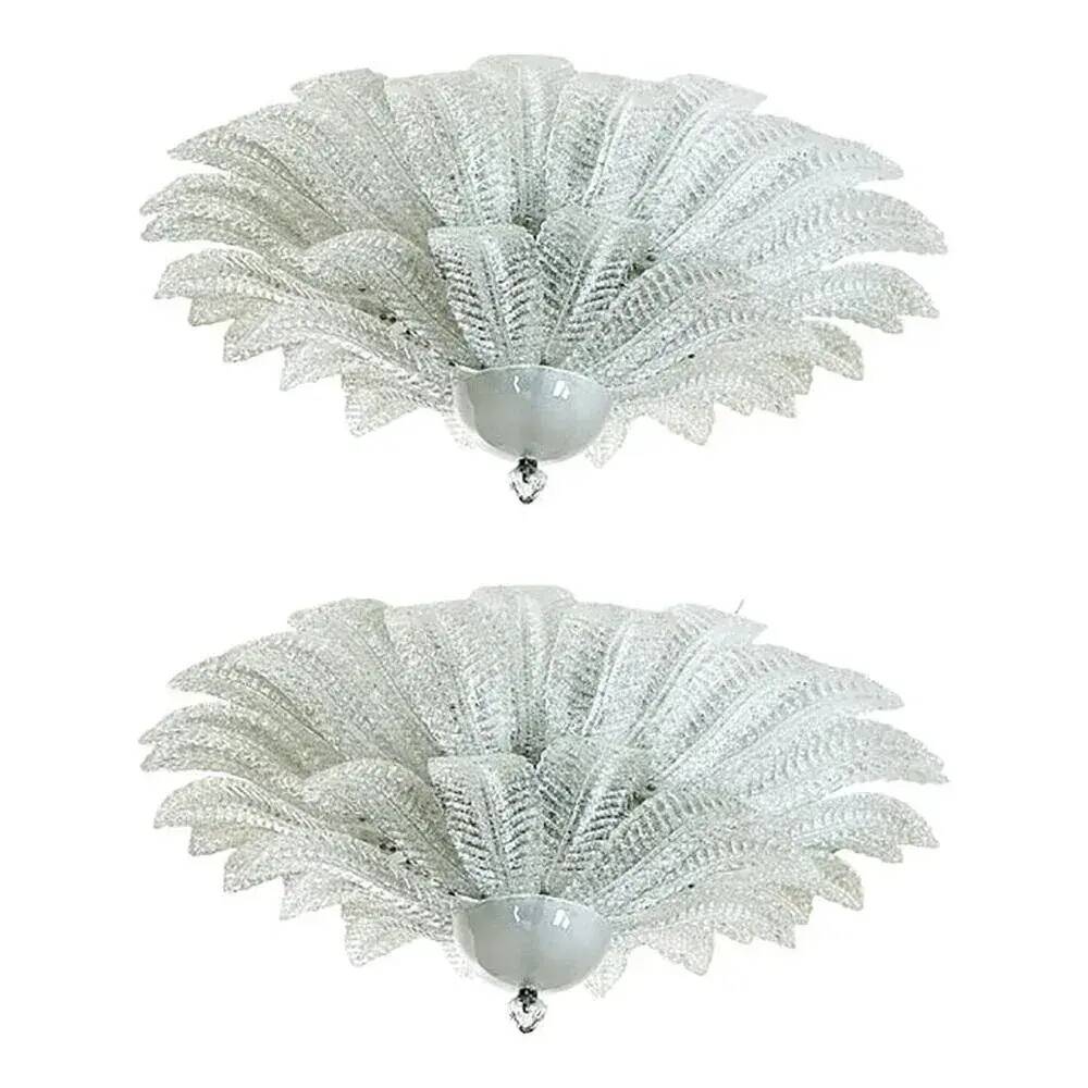 Venetian Murano Glass Flush Mounts from Simoeng, Set of 2