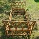1970s rattan bed - single