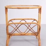 Rattan Magazine rack 1970s