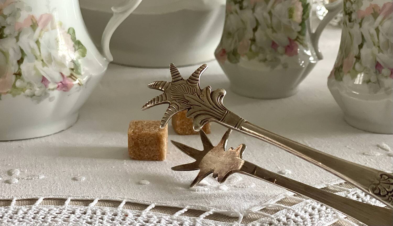 Antique sugar tongs