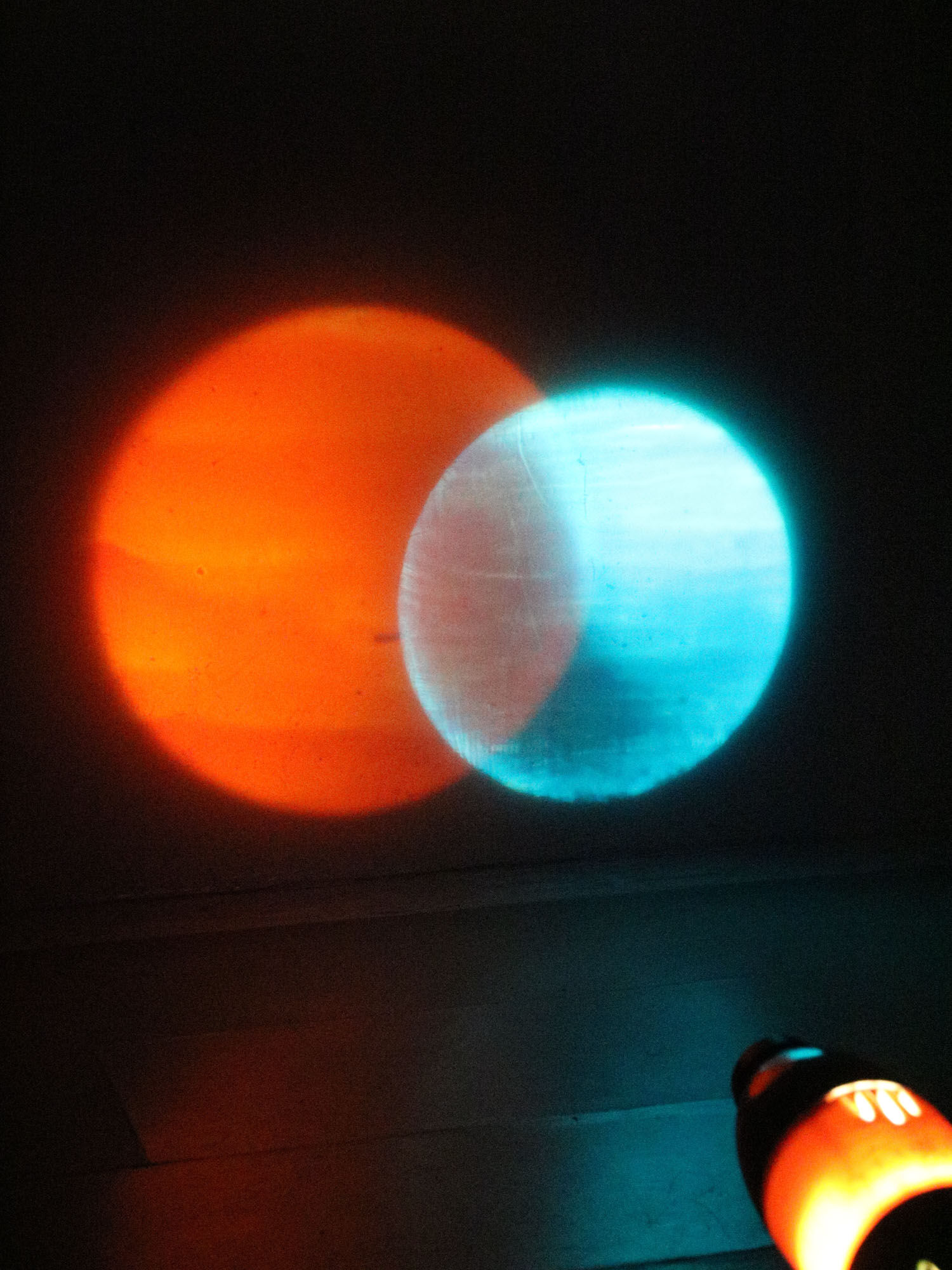 Mid-century cream projector from bakalite