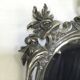 Nineteenth century mirror in silver bronze