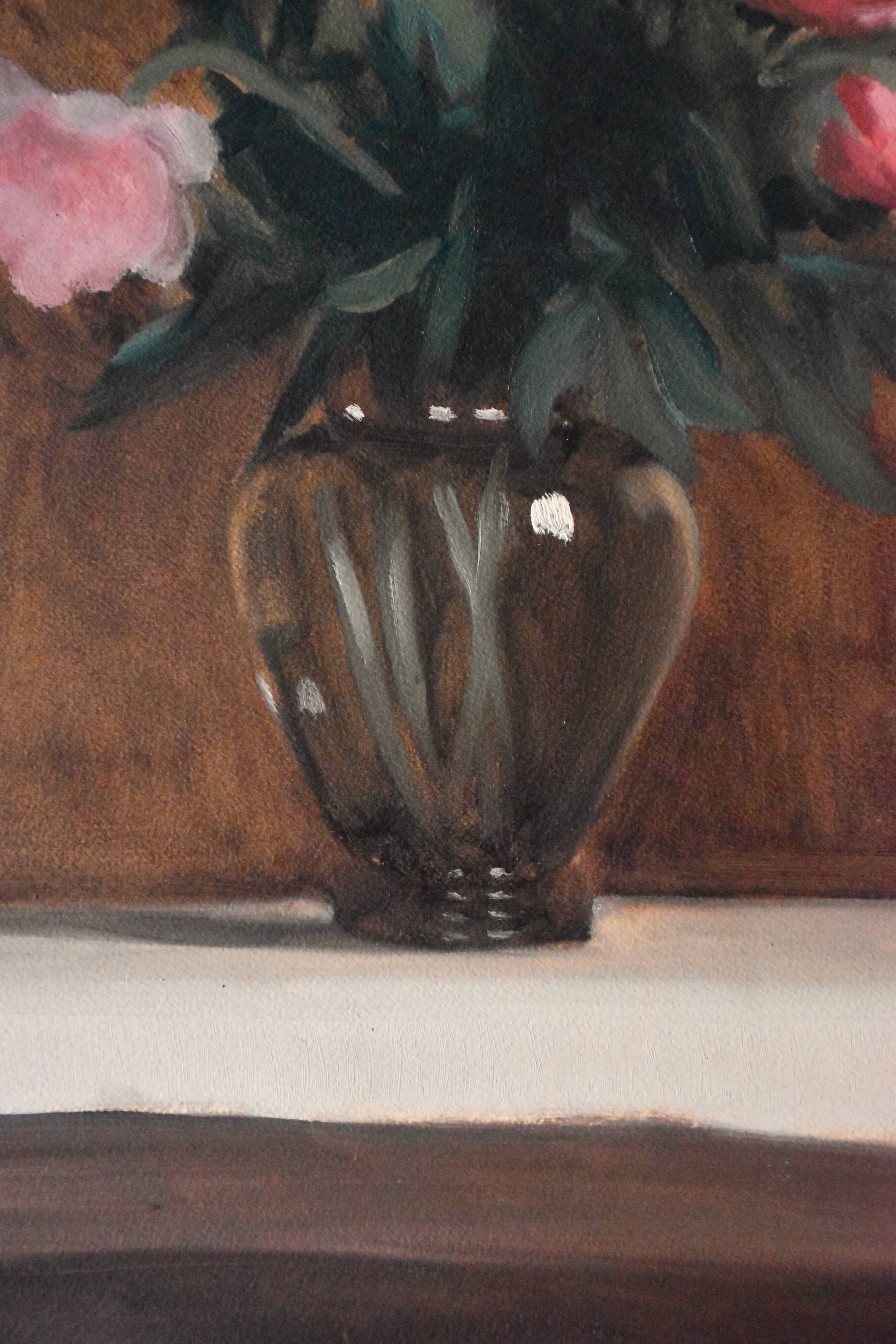 Pierre Laroche, Roses in a Vase (circa 1940)