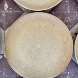 Set of 12 plates dessert gres