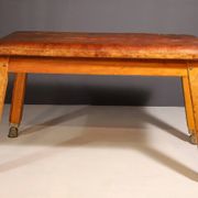 Gym bench vintage wood 1950s Czechoslovakia