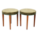 Pair of Art Deco stools, Czechoslovakia, 1940s