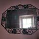 Miroir art déco fer forgé