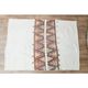 1970s Vintage Turkish Handmade Wool Cotton Beige Kilim Rug 108x151