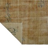 Turkish Anatolian Handmade Vintage Area Rug 210 cm x 124 cm